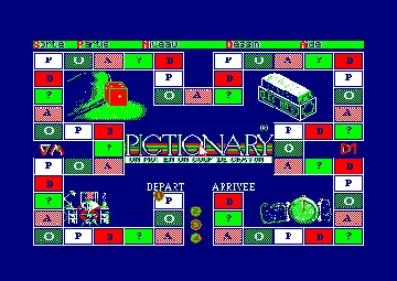 Pictionary (F) (1989) screen shot game playing